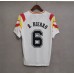 Spain 1996 Away White Soccer Jersey